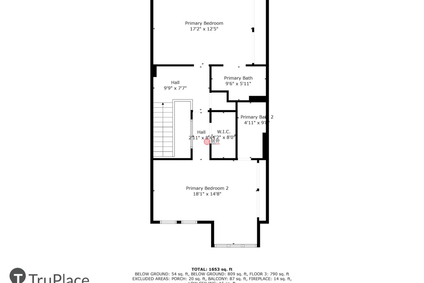 美国哥伦比亚特区华盛顿哥伦比亚特区的联排别墅，2646 Woodley Place NW 1/2，编号77662914