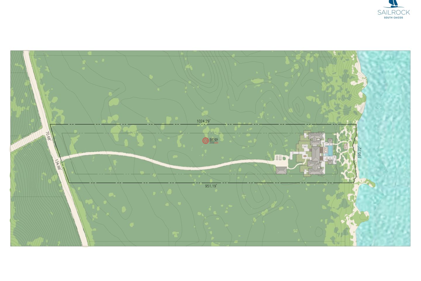 特克斯與凱科斯群島的独栋别墅，Caicos Banks Spa Estate Villa，编号75925145